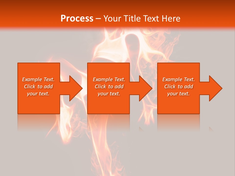 A Woman Is Dancing With Fire In Her Body PowerPoint Template
