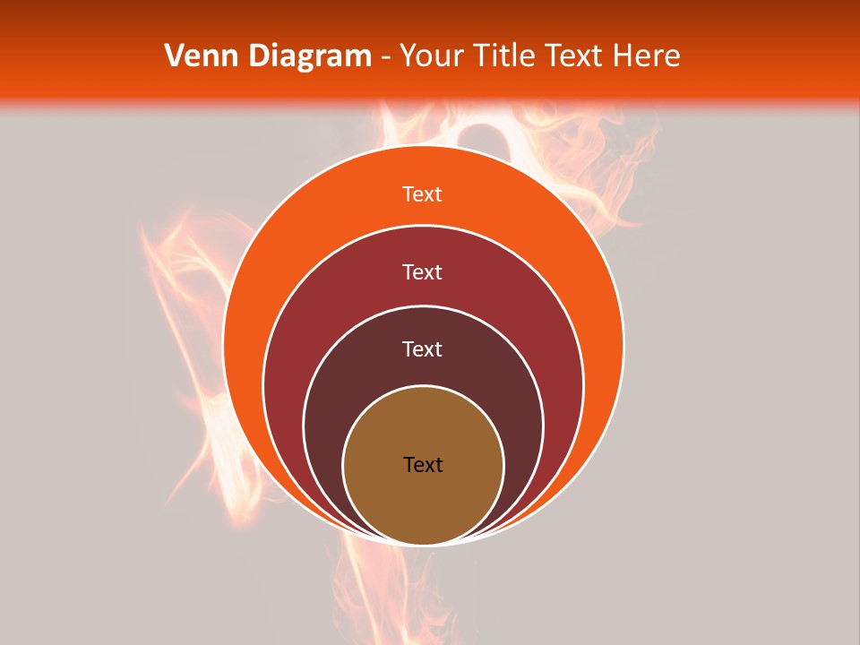 A Woman Is Dancing With Fire In Her Body PowerPoint Template