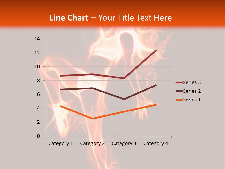 A Woman Is Dancing With Fire In Her Body PowerPoint Template