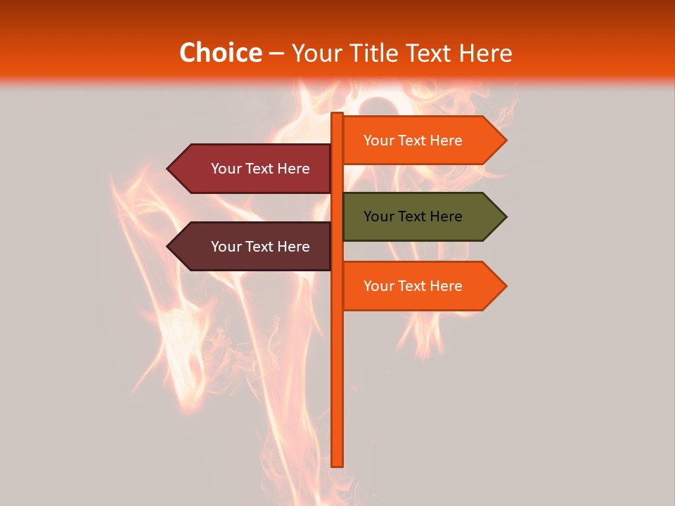 A Woman Is Dancing With Fire In Her Body PowerPoint Template