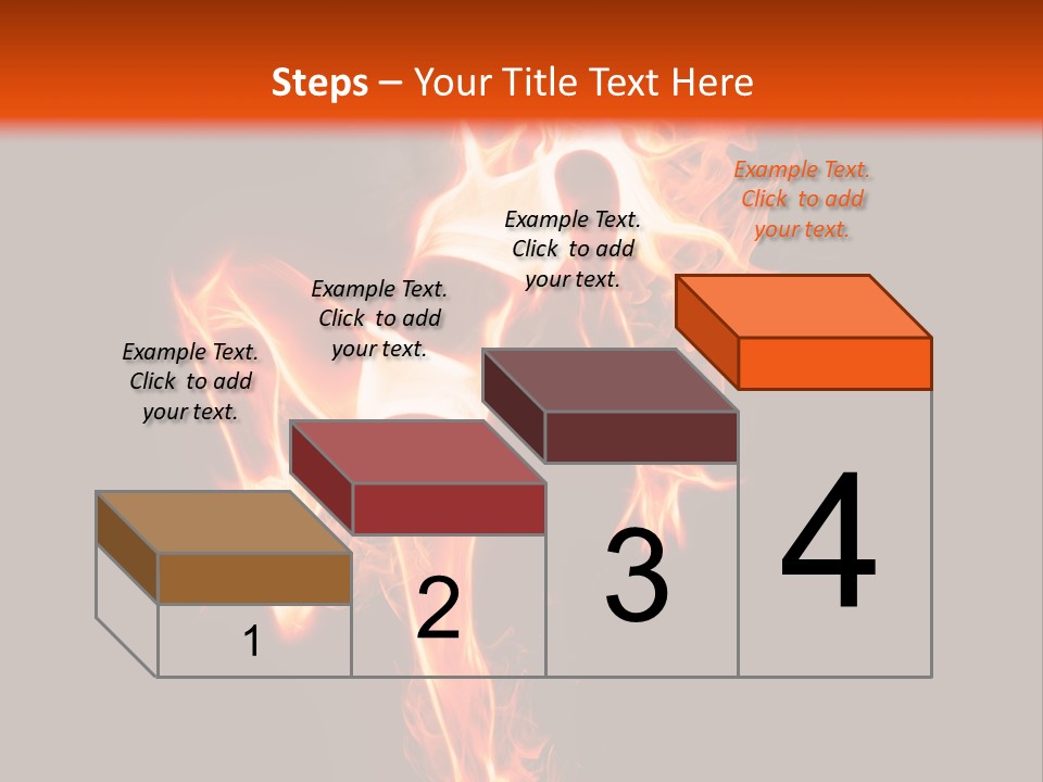 A Woman Is Dancing With Fire In Her Body PowerPoint Template