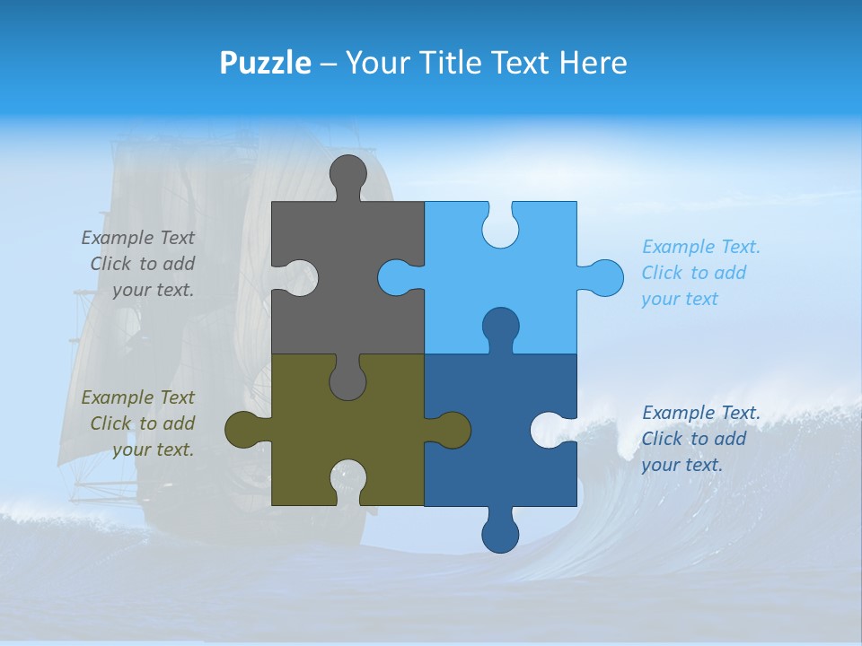 Vessel Old Regatta PowerPoint Template