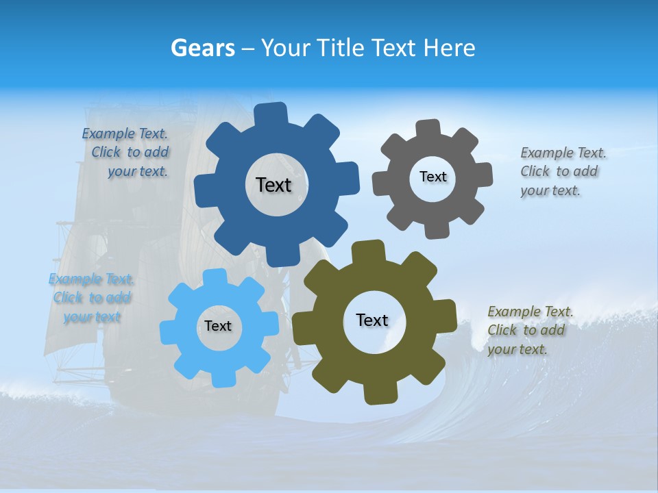 Vessel Old Regatta PowerPoint Template