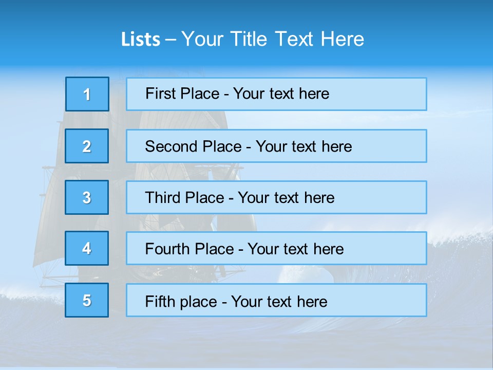 Vessel Old Regatta PowerPoint Template