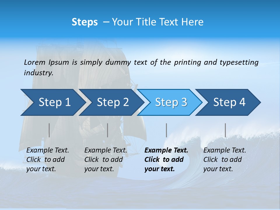 Vessel Old Regatta PowerPoint Template
