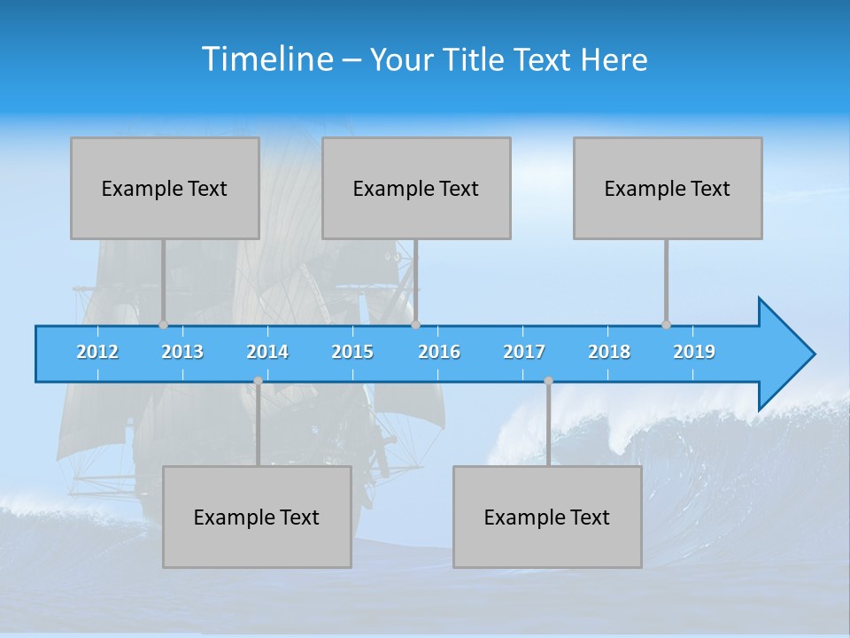Vessel Old Regatta PowerPoint Template