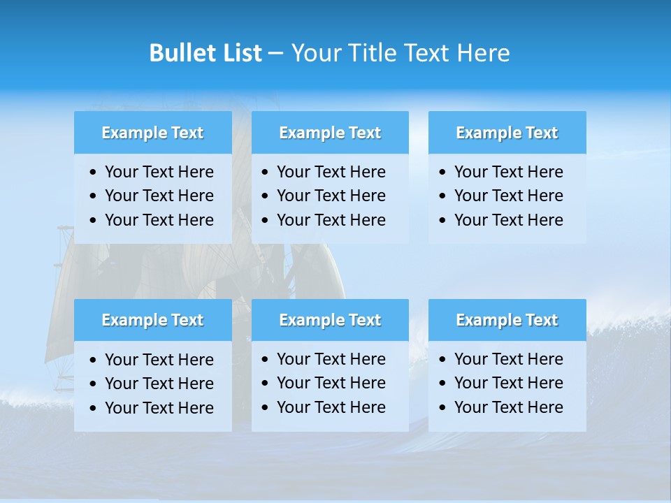 Vessel Old Regatta PowerPoint Template