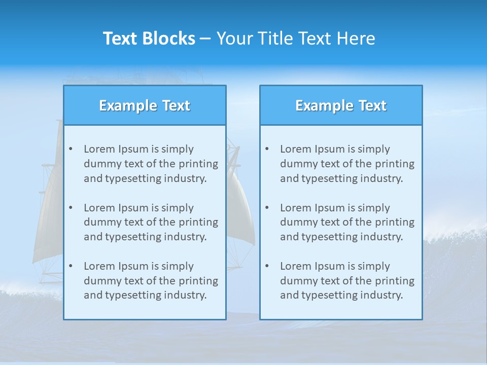 Vessel Old Regatta PowerPoint Template