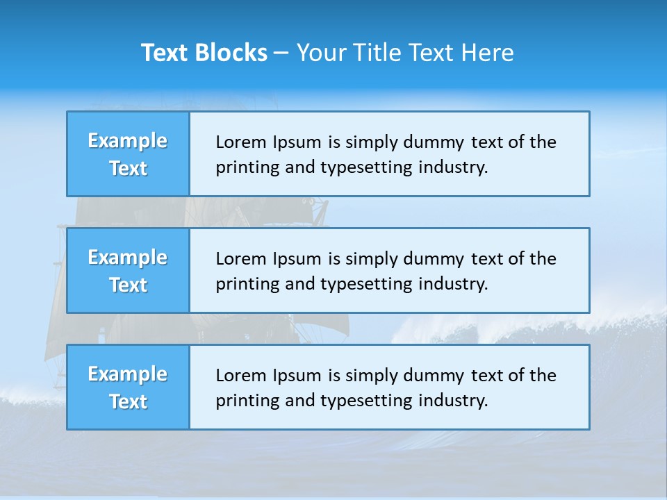 Vessel Old Regatta PowerPoint Template