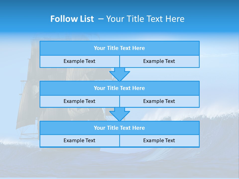 Vessel Old Regatta PowerPoint Template