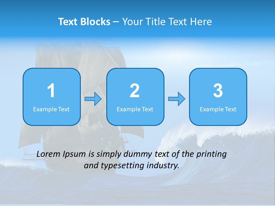 Vessel Old Regatta PowerPoint Template