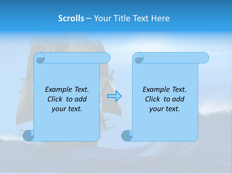Vessel Old Regatta PowerPoint Template