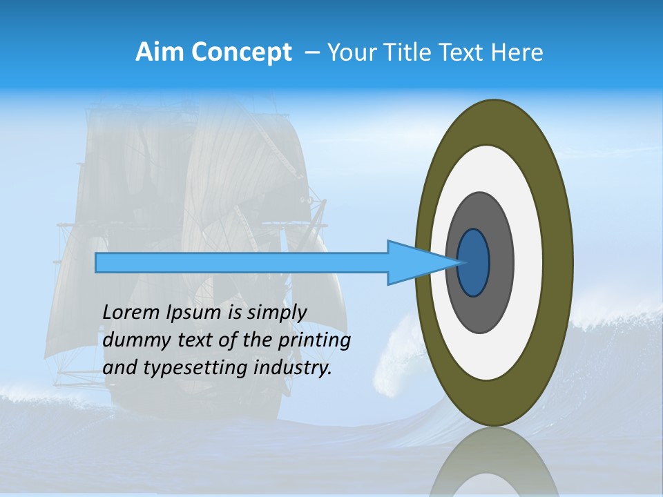 Vessel Old Regatta PowerPoint Template