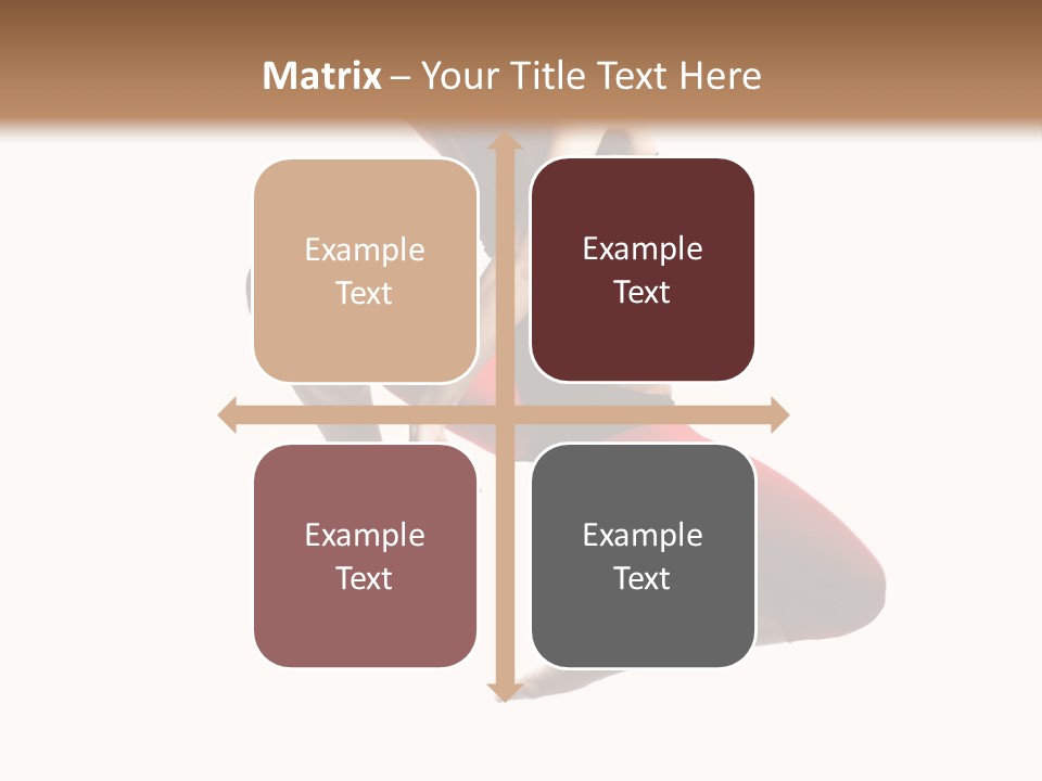 A Woman Jumping In The Air With Her Hair In The Air PowerPoint Template