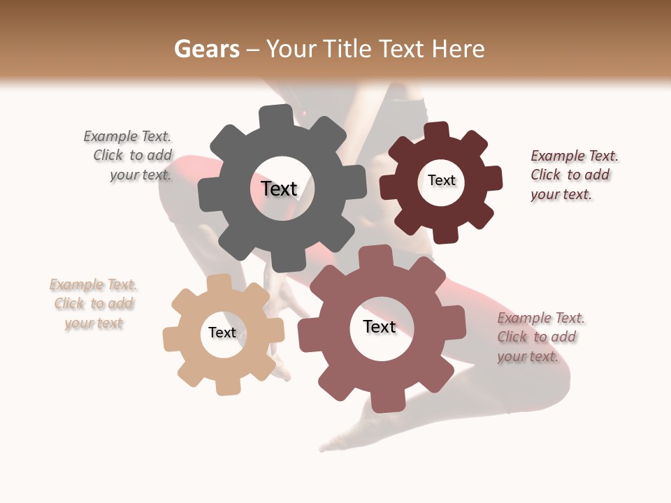 A Woman Jumping In The Air With Her Hair In The Air PowerPoint Template