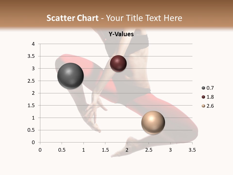 A Woman Jumping In The Air With Her Hair In The Air PowerPoint Template