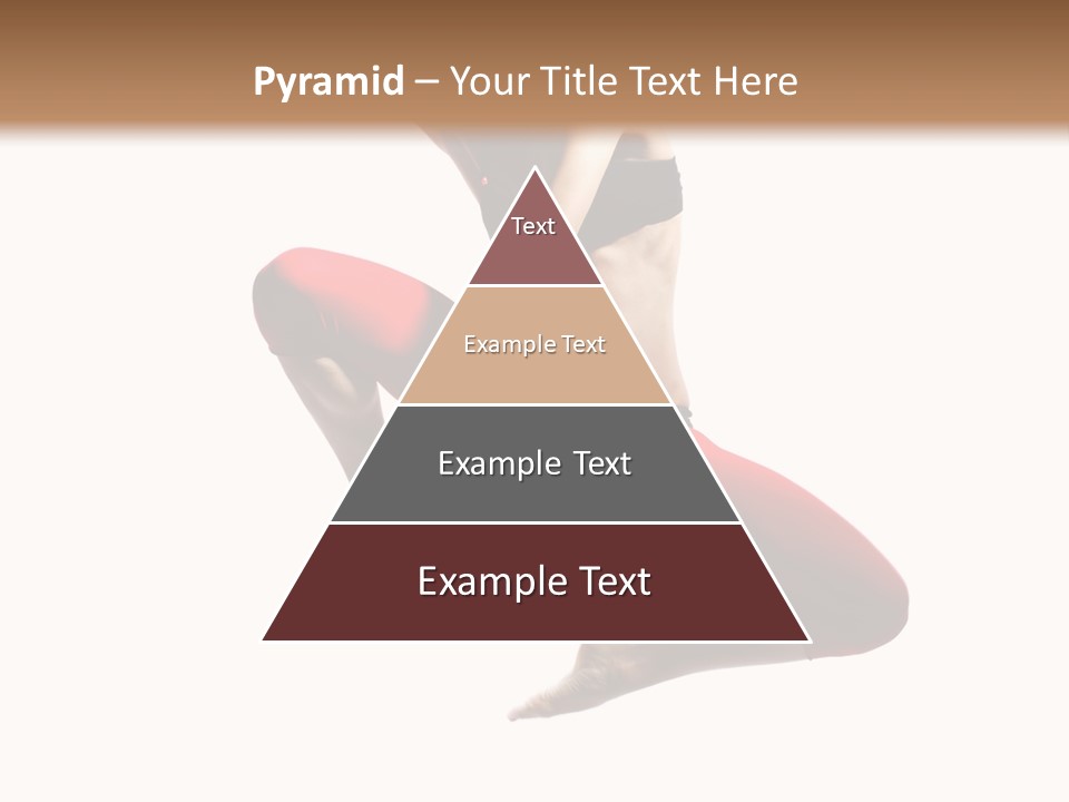 A Woman Jumping In The Air With Her Hair In The Air PowerPoint Template