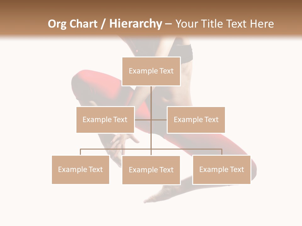 A Woman Jumping In The Air With Her Hair In The Air PowerPoint Template