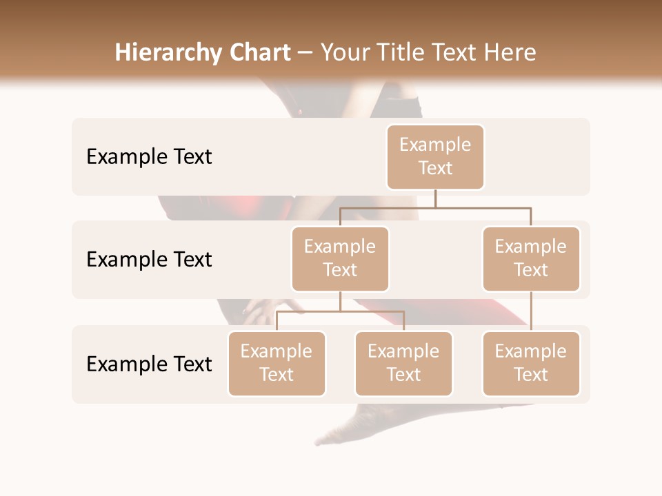A Woman Jumping In The Air With Her Hair In The Air PowerPoint Template