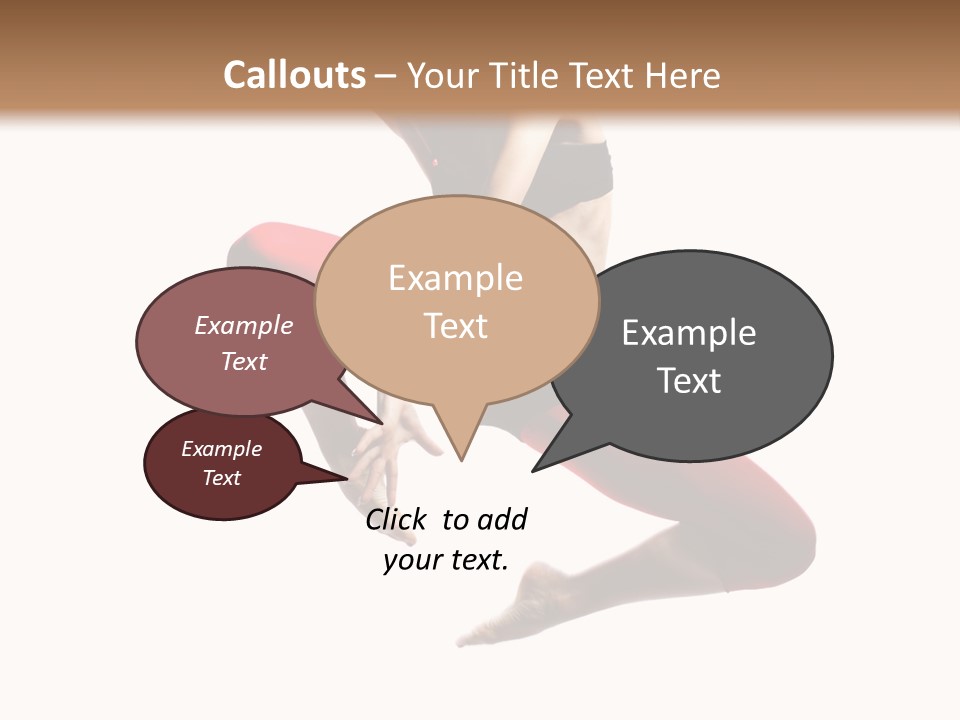 A Woman Jumping In The Air With Her Hair In The Air PowerPoint Template