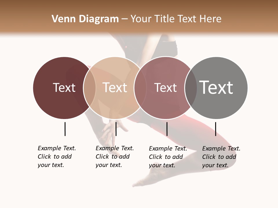 A Woman Jumping In The Air With Her Hair In The Air PowerPoint Template