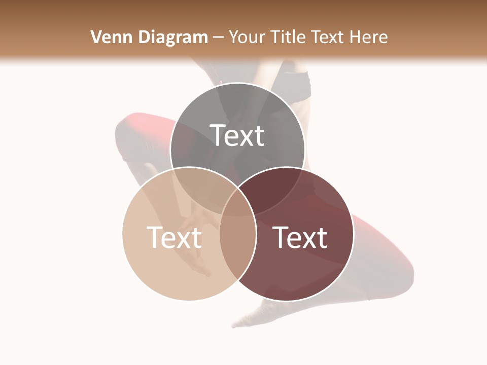 A Woman Jumping In The Air With Her Hair In The Air PowerPoint Template