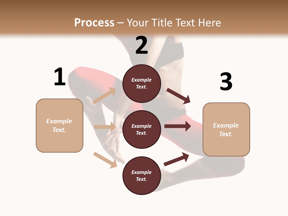 A Woman Jumping In The Air With Her Hair In The Air PowerPoint Template