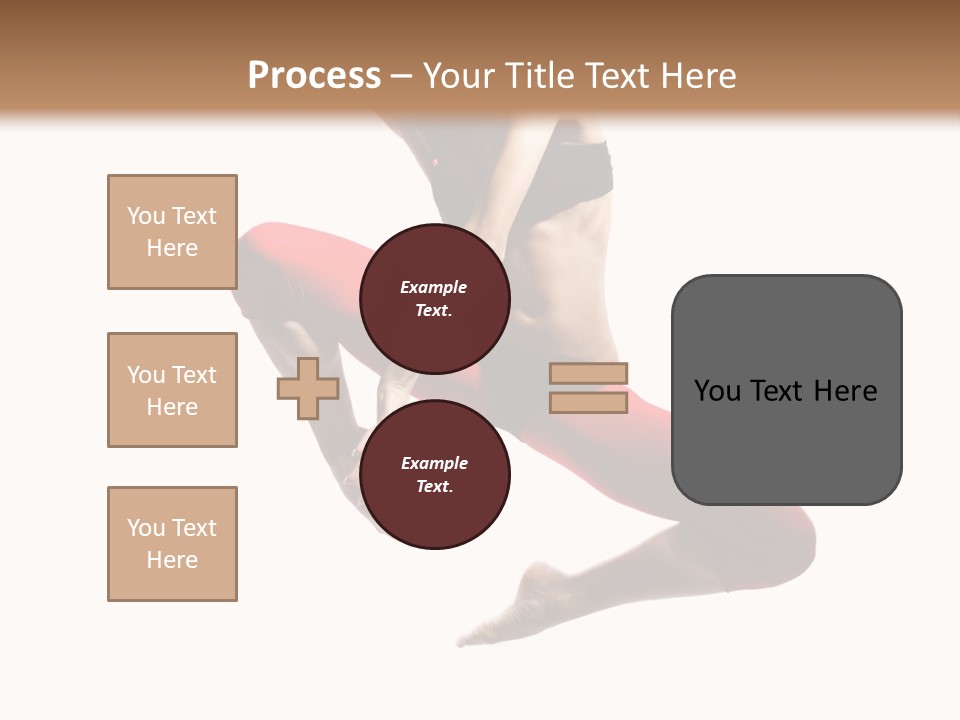 A Woman Jumping In The Air With Her Hair In The Air PowerPoint Template