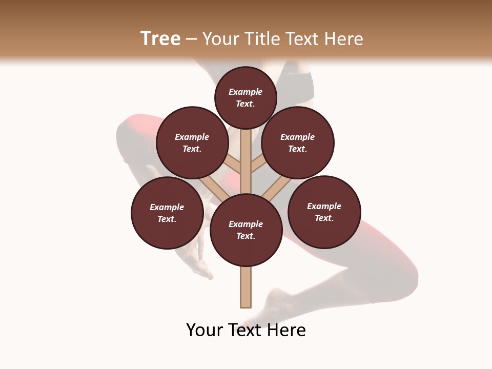 A Woman Jumping In The Air With Her Hair In The Air PowerPoint Template