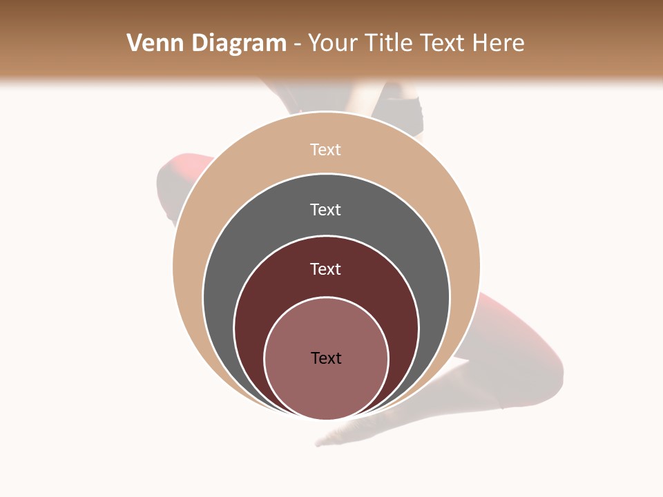 A Woman Jumping In The Air With Her Hair In The Air PowerPoint Template