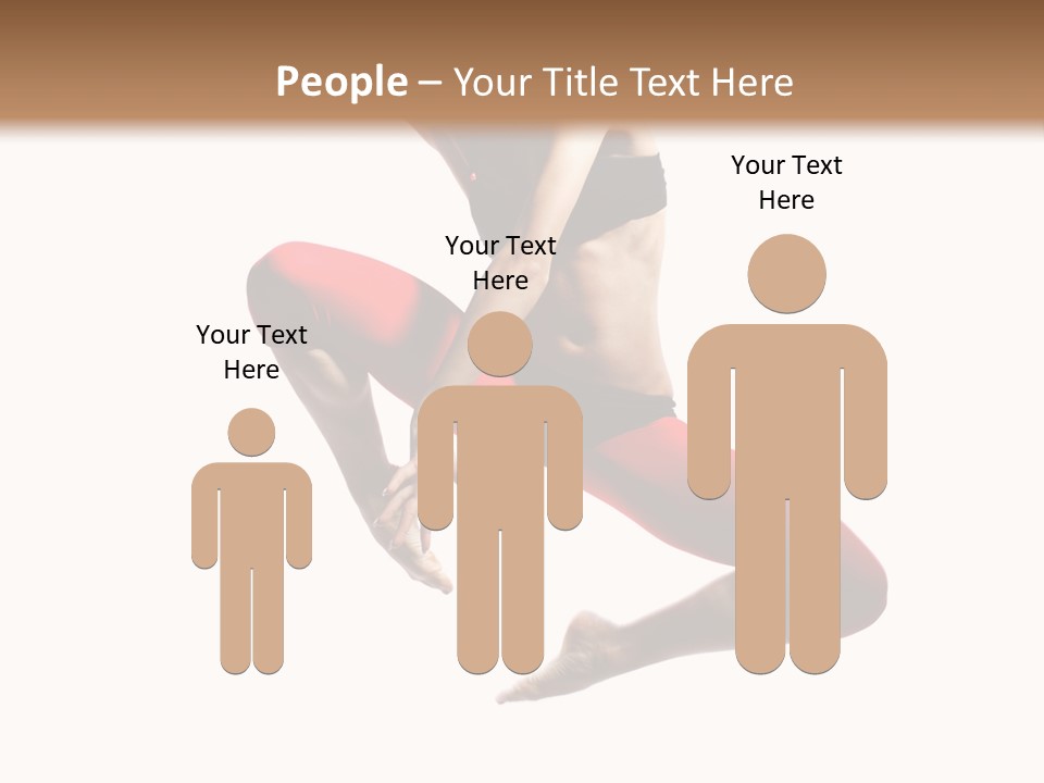 A Woman Jumping In The Air With Her Hair In The Air PowerPoint Template