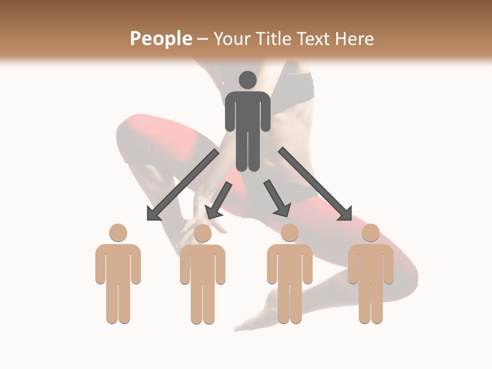 A Woman Jumping In The Air With Her Hair In The Air PowerPoint Template