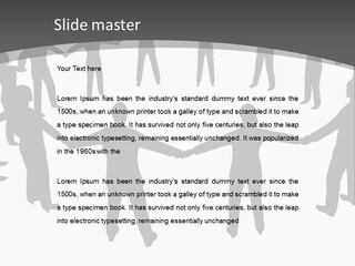 Socialism Shape Background PowerPoint Template