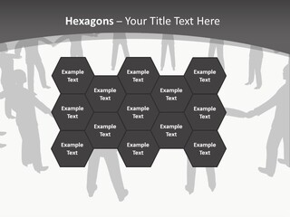 Socialism Shape Background PowerPoint Template