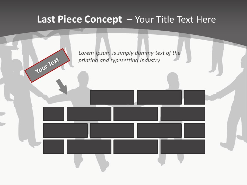 Socialism Shape Background PowerPoint Template