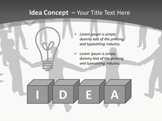 Socialism Shape Background PowerPoint Template