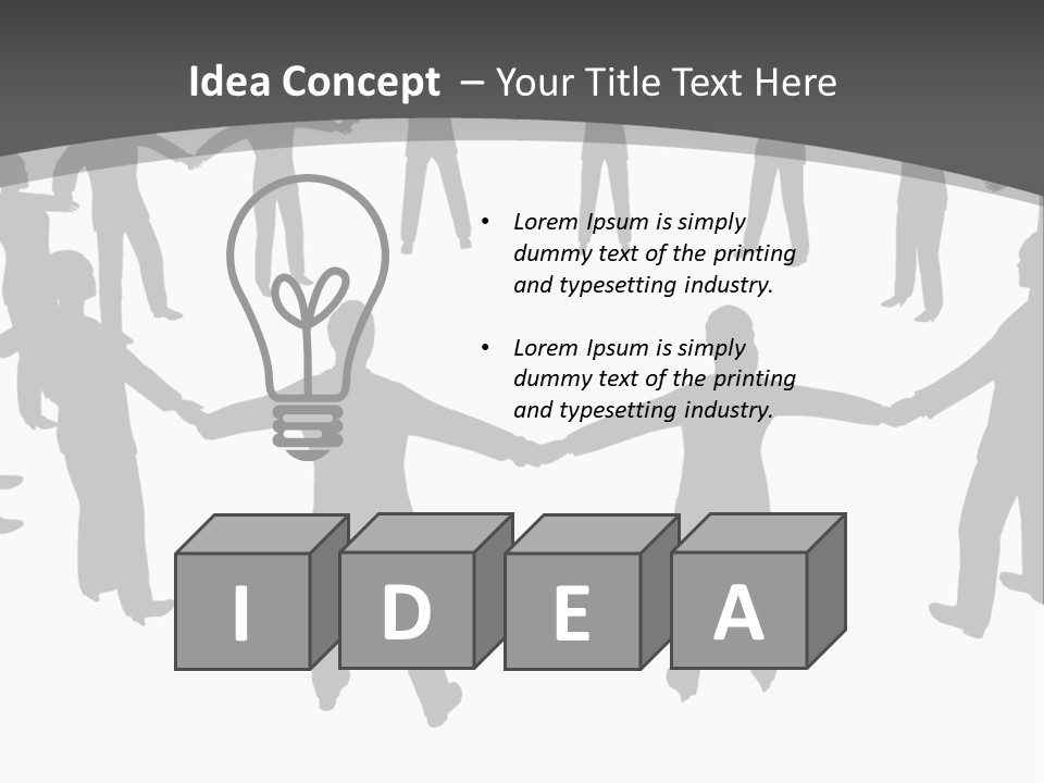 Socialism Shape Background PowerPoint Template