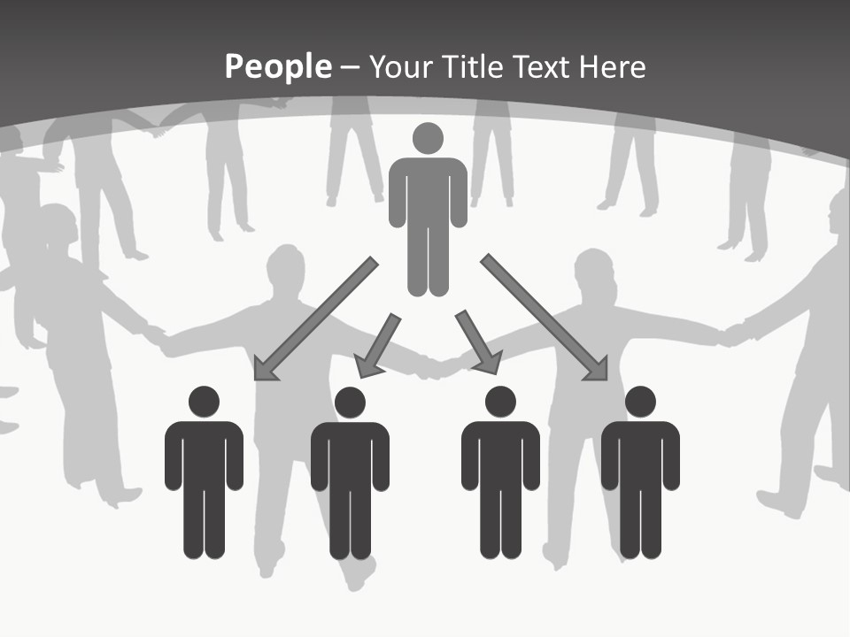 Socialism Shape Background PowerPoint Template