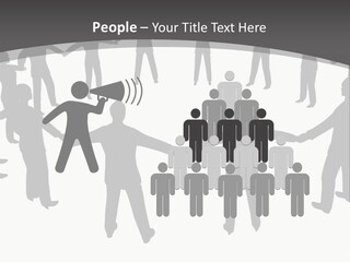 Socialism Shape Background PowerPoint Template