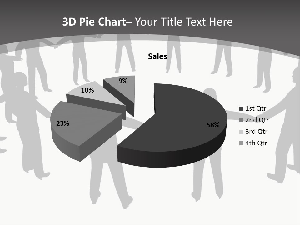 Socialism Shape Background PowerPoint Template