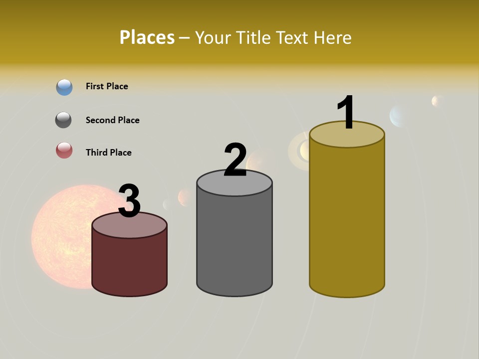 Saturn System Jupiter PowerPoint Template