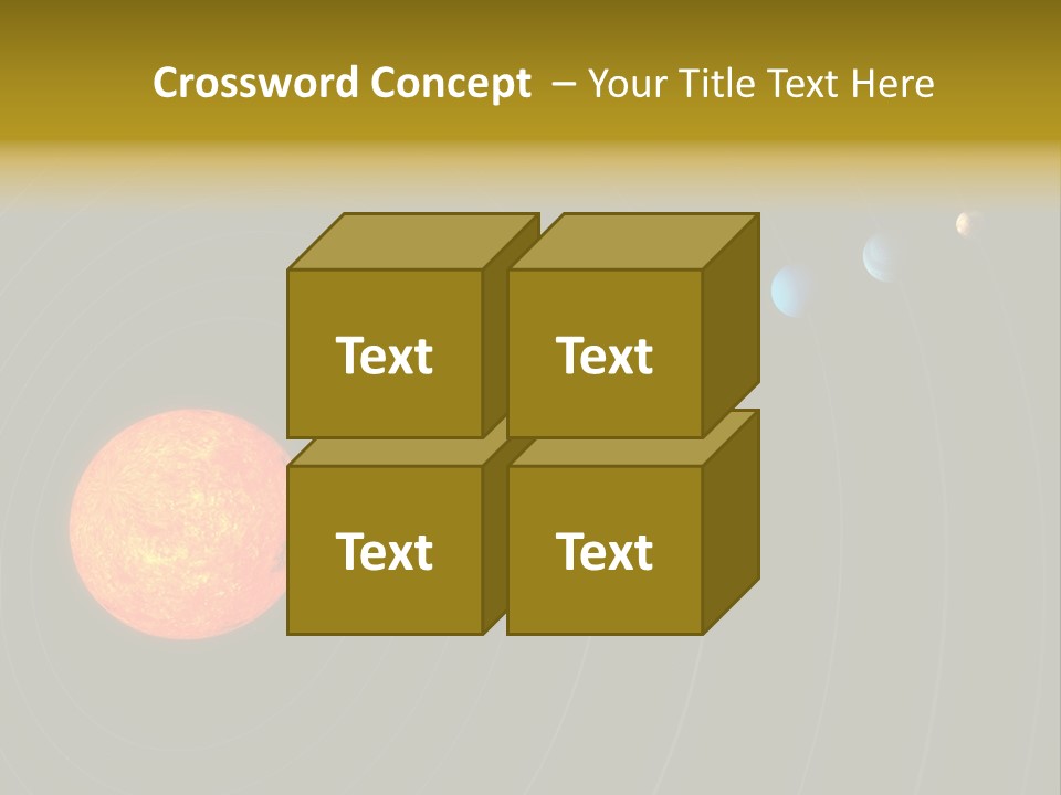 Saturn System Jupiter PowerPoint Template