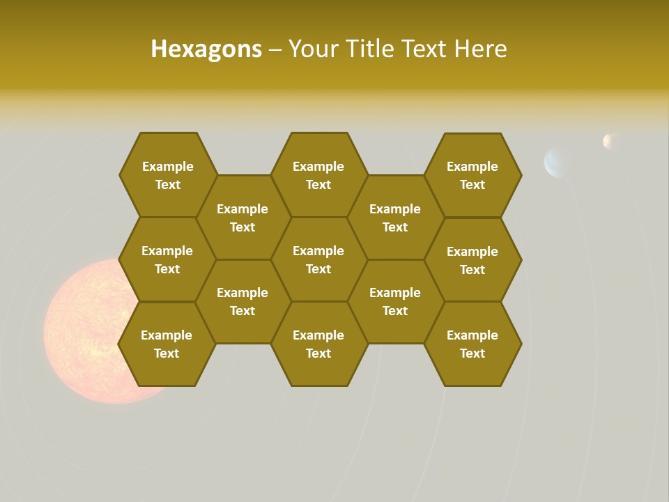Saturn System Jupiter PowerPoint Template