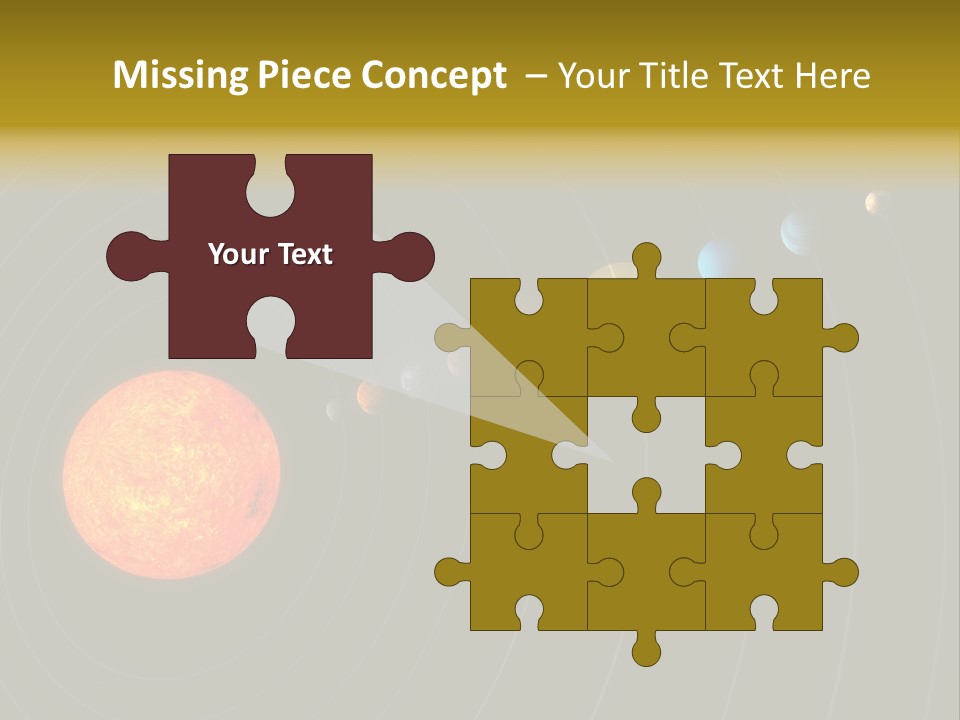 Saturn System Jupiter PowerPoint Template