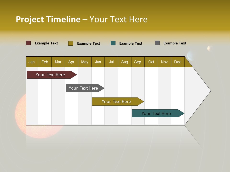 Saturn System Jupiter PowerPoint Template