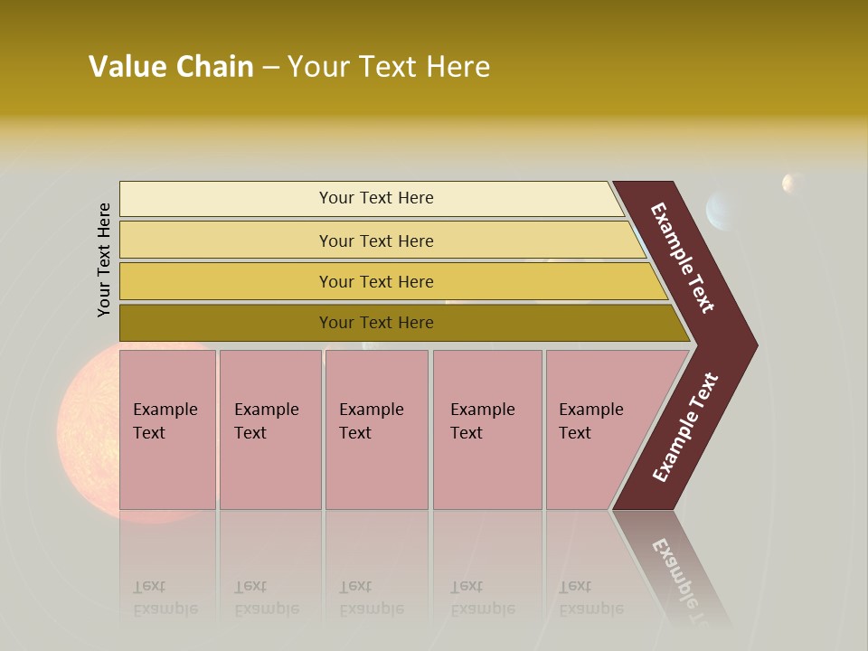 Saturn System Jupiter PowerPoint Template
