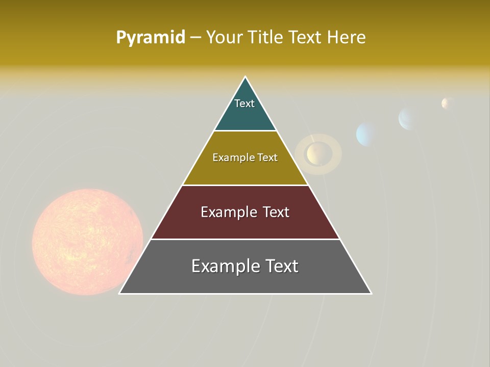 Saturn System Jupiter PowerPoint Template