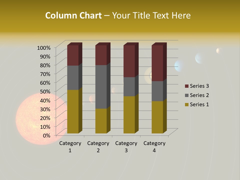 Saturn System Jupiter PowerPoint Template