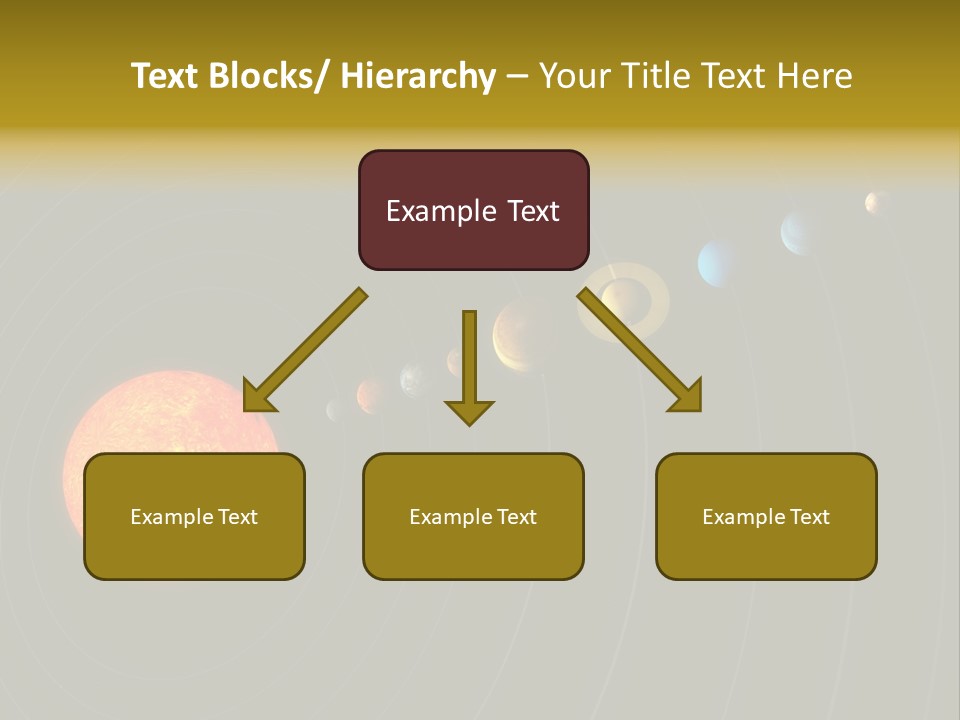 Saturn System Jupiter PowerPoint Template