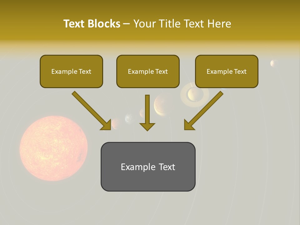 Saturn System Jupiter PowerPoint Template
